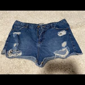 Jean shorts